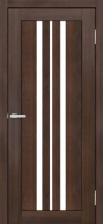 Двері Europe Doors Албанія каштан скло Сатін