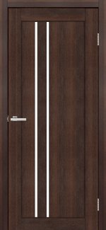 Двері Europe Doors Бельгія каштан скло Сатін
