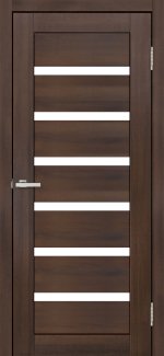 Двері Europe Doors Франція каштан скло Сатін