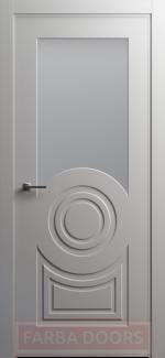 Двері Farba Doors Dynasty FD-02 білий мат скло Сатін