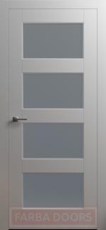 Двері Farba Doors Harmony FD-10 білий мат скло Сатін