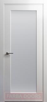 Двері Farba Doors Moderna FD-07 білий мат скло Сатін