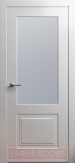 Двері Farba Doors Moderna FD-08 білий мат скло Сатін