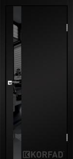 Двері Корфад Glass Loft Plato GLP-02 Super PET чорний скло чорне