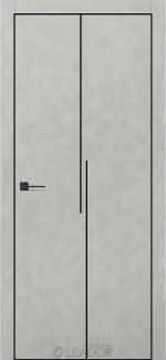 Двері Leador Premium LZ Moon-12 урбан лайт молдинг чорний