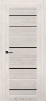 Двері Neapol монблан New скло чорне