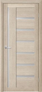 Двері Luxdoors Бянка акація кремова скло Сатін
