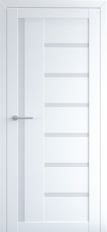 Двері Luxdoors Мадрид білий скло Сатін