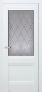Двері Luxdoors Рим білий скло Сатін