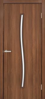 Двері MSDoors Denver горіх міланський скло Сатін