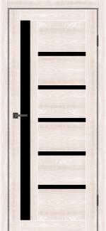Двері MSDoors Orlean дуб шампань скло чорне