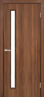 Двері MSDoors Takoma горіх міланський скло Сатін