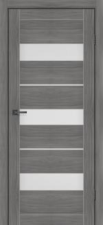 Двері MSDoors Vegas бук сталевий скло Сатін