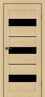 Двері MSDoors Vegas ялина карпатська скло чорне