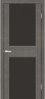 Двері Gloss 03 дуб ash скло чорне