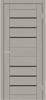 Двері Оміс Lego 04 дуб grey скло чорне