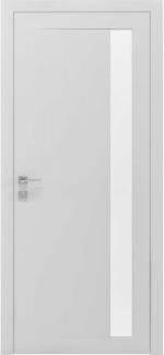 Двері Родос Loft Arrigo RAL 9001 напівскло біле Тріплекс