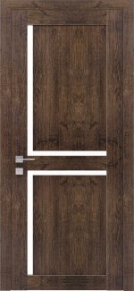 Двері Modern Scandi акація темна напівскло