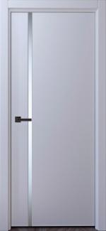 Двері Status Doors Ultra 2 Glass біла емаль скло Сатін