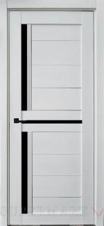Двері STDM Allegra AG-11 N аляска скло чорне