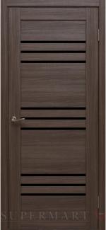 Двері STDM Allegra AG-8 грей скло чорне