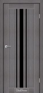 Двері StilDoors Arizona дрім вуд скло чорне