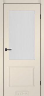 Двері Grazia Glass шампань RAL 1013 скло Сатін