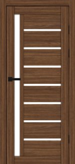 Двері Syndicate Doors SD-101 горіхове дерево скло Сатін