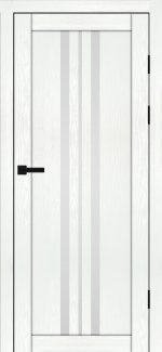 Двері Syndicate Doors SD-107 біла структура скло Сатін