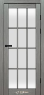 Двері Syndicate Doors SD-110 венге модерна скло Сатін