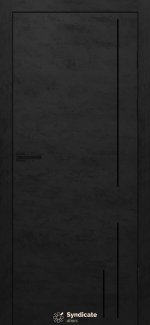 Двері Syndicate Doors SD-405 бетон чорний 