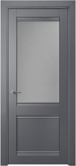 Двері Термінус Модель 404 Neoclassico антрацит зі склом